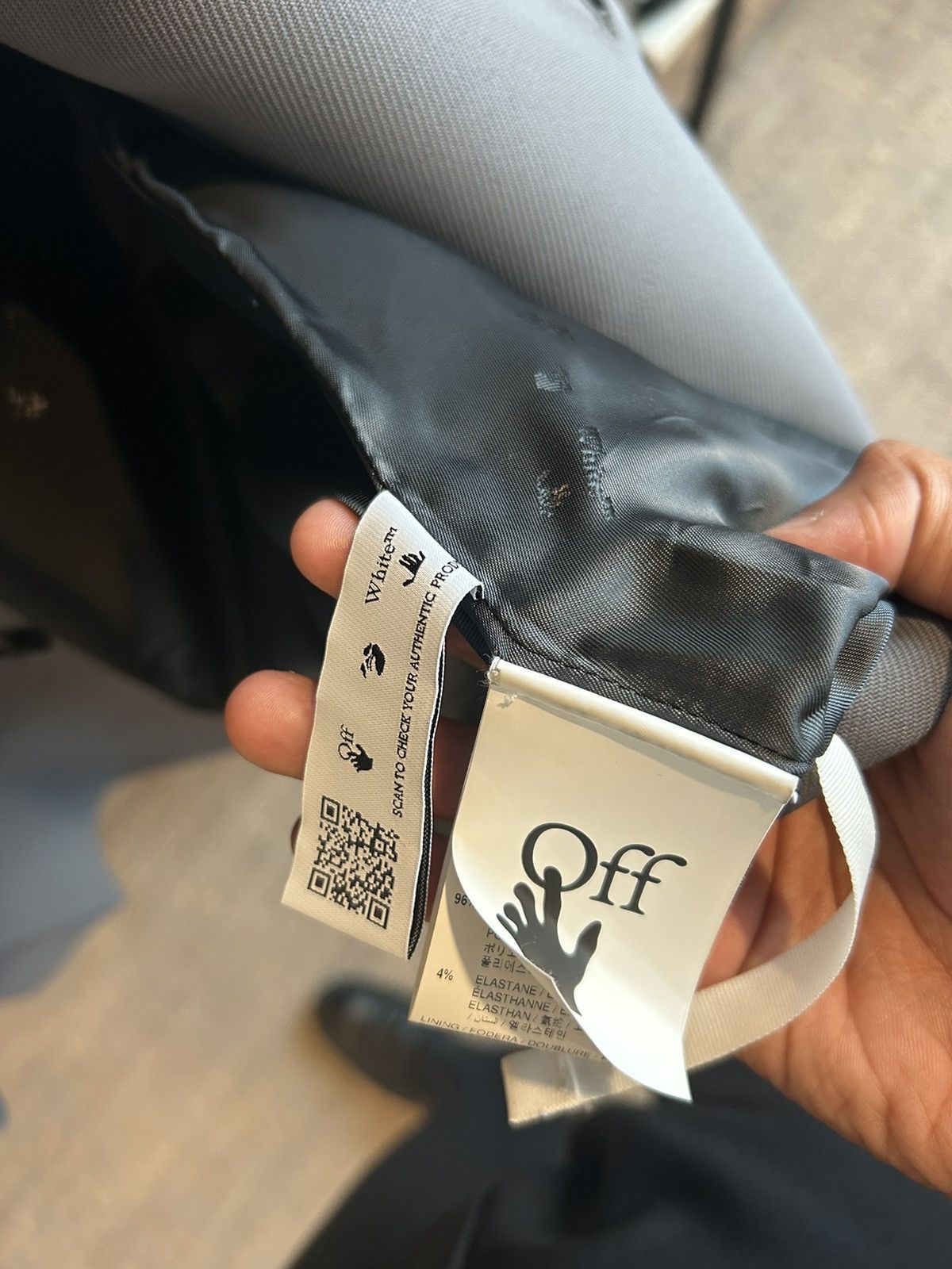 Off-White Off white tailored blazer Size 48L - 6 Thumbnail