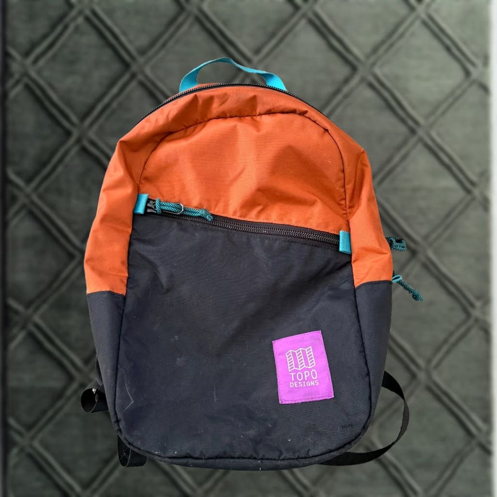 Topo Designs TOPO Designs Light Pack Backpack Nylon Medium Orange Unisex Adults Carry On Laptop Hike Size ONE SIZE - 1 Thumbnail