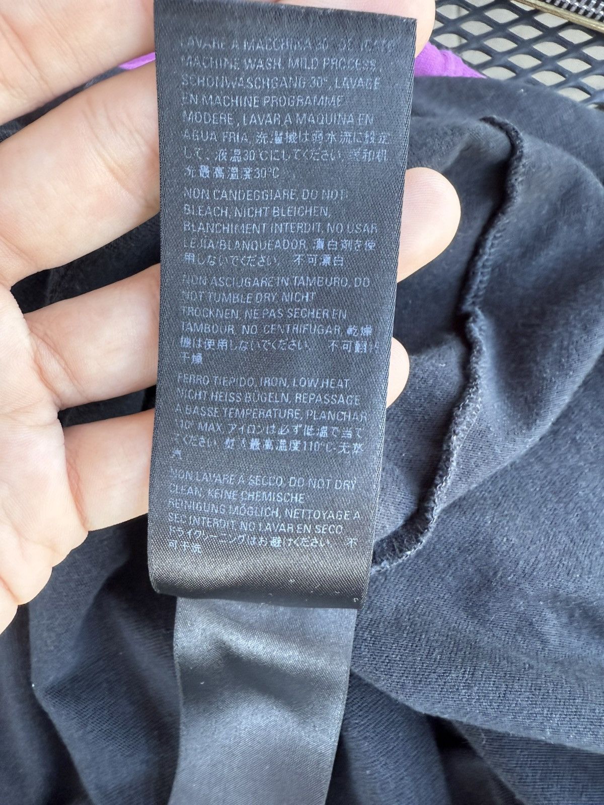 Balenciaga Balenciaga Black 6B Logo T-Shirt Size US M / EU 48-50 / 2 - 4 Thumbnail