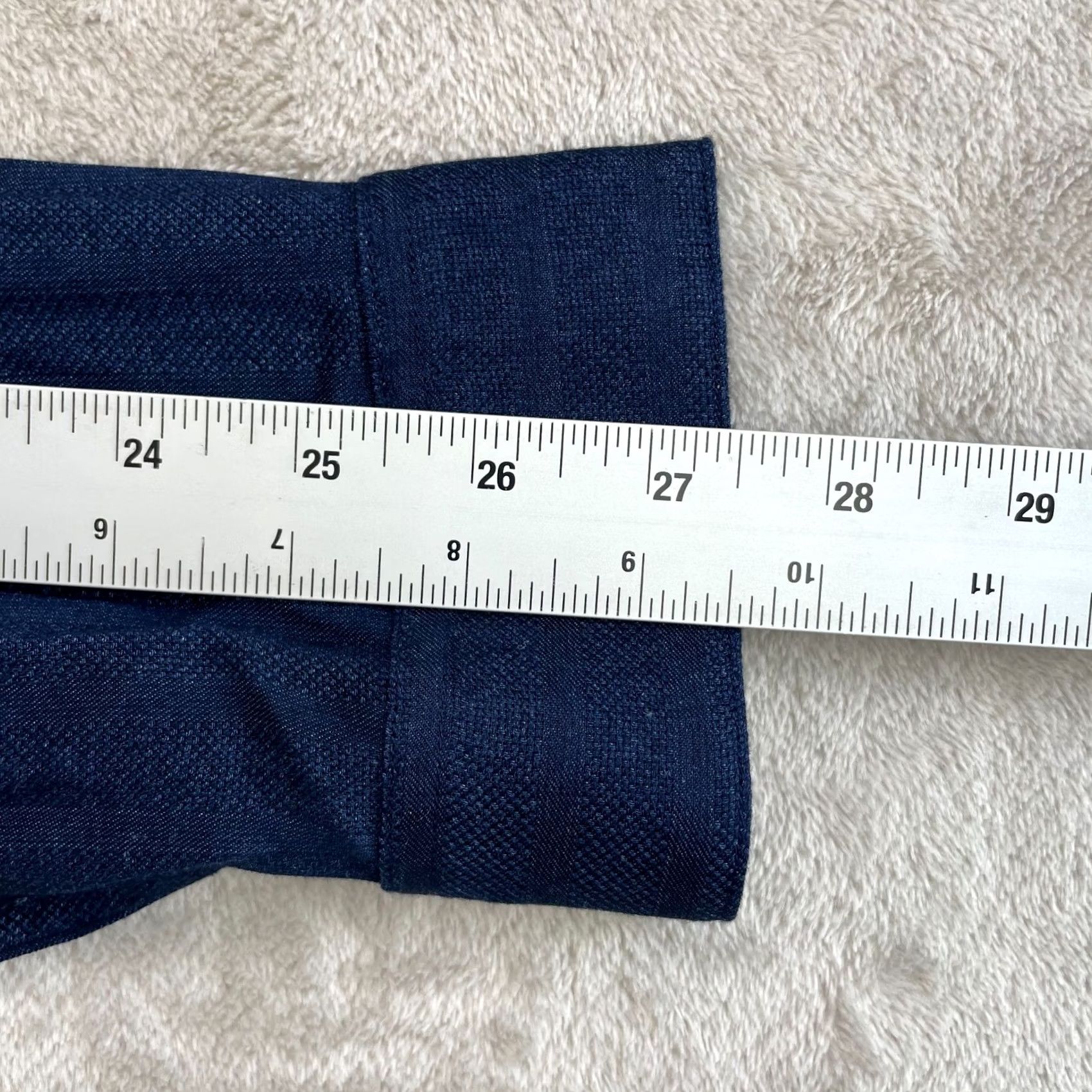 John Varvatos John Varvatos Shirt Men L Blue Band Mandarin Collar Long Sleeve NWOT Size US L / EU 52-54 / 3 - 7 Thumbnail