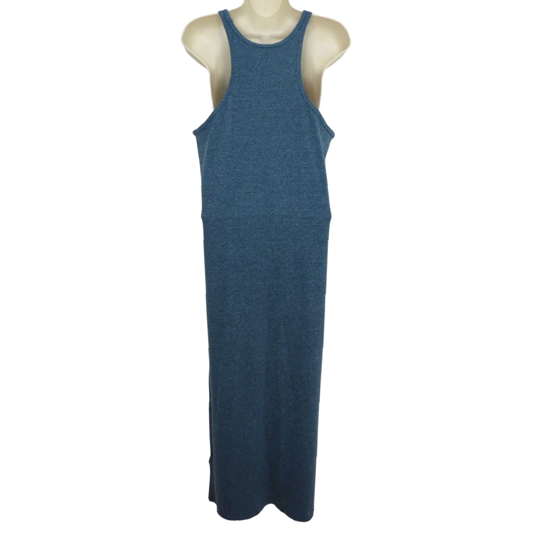 Allbirds Allbirds Womens XL Ribbed Dress Shadow Blue Sleeveless Maxi NEW Size XL / US 12-14 / IT 48-50 - 4 Thumbnail