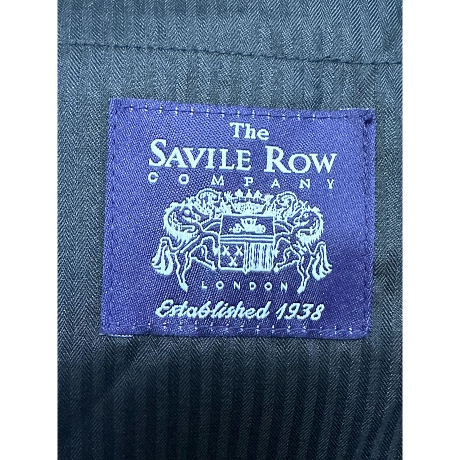 Savile Row Savile Row Brixton Dress Pants Mid Rise Flat Front Blue 38W Size US 38 / EU 54 - 7 Thumbnail