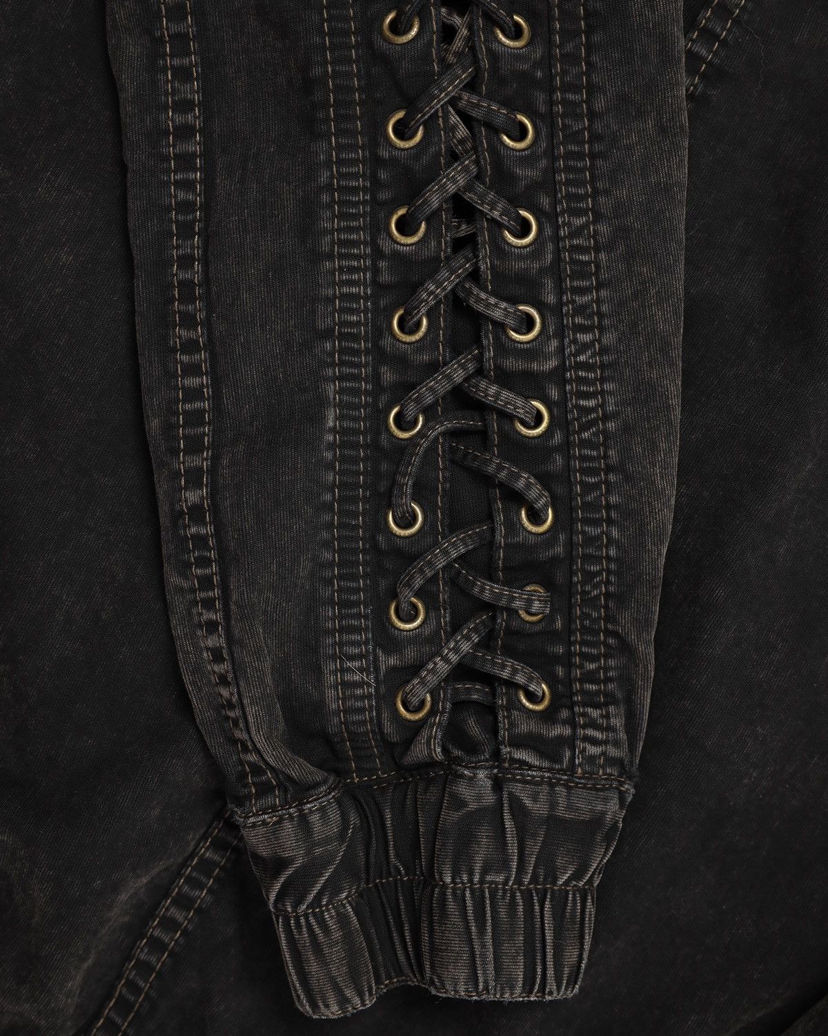 Hysteric Glamour × Japanese Brand × Le Grande Bleu (L.G.B.) HYSTERIC GLAMOUR lace-up bondage jacket Size US M / EU 48-50 / 2 - 3 Thumbnail