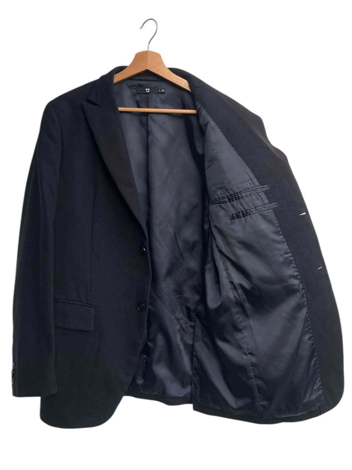 Jil Sander × Uniqlo +J Wool Blend Tailored Jacket Size US L / EU 52-54 / 3 - 3 Thumbnail