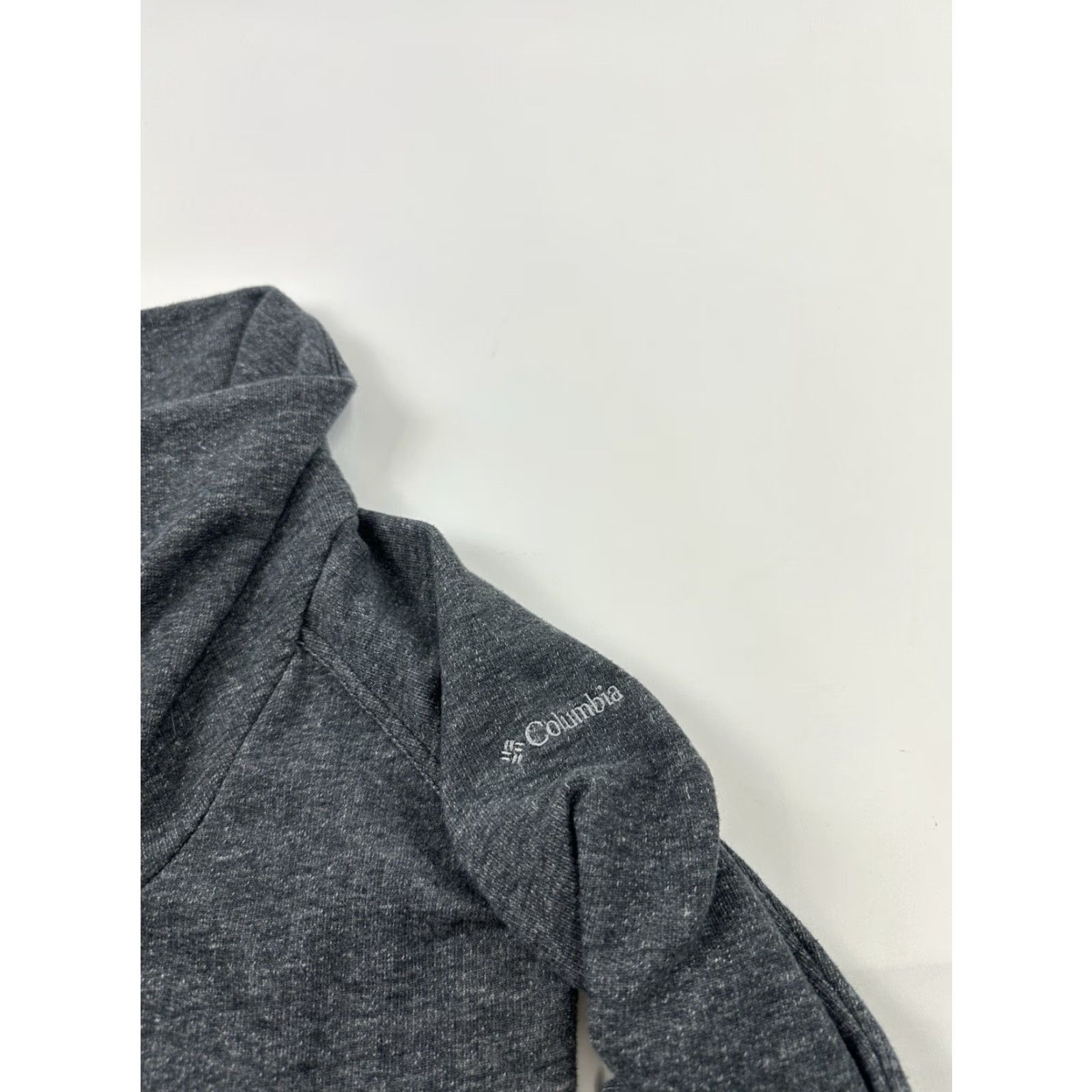 Vintage Columbia Sweatshirt Womens XS Gray Cowl Neck Pullover Sweater Casual Ladies Size XS / US 0-2 / IT 36-38 - 2 Thumbnail