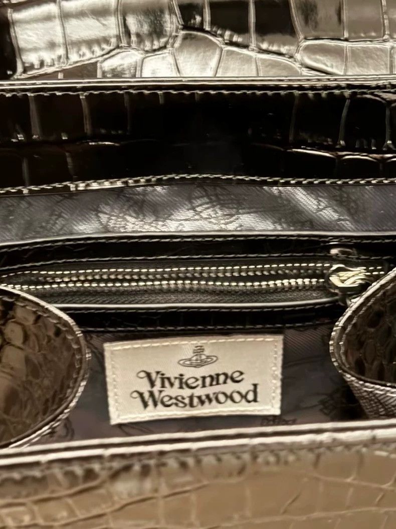 Vivienne Westwood Vivienne Westwood size os Crossbody bag with crocodile skin Size ONE SIZE - 4 Thumbnail