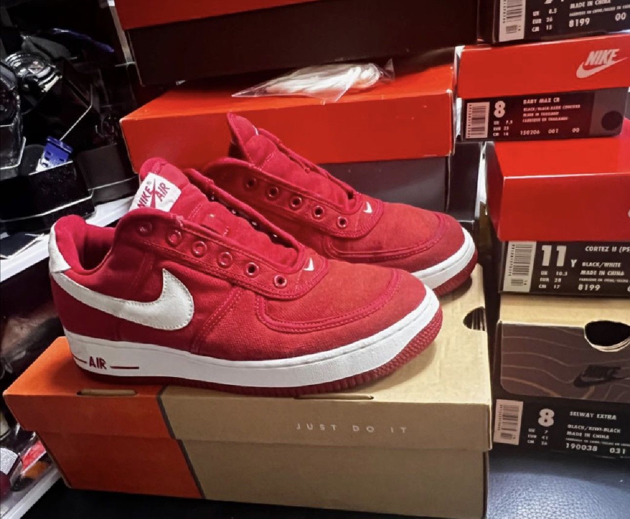 Nike 2001 Nike Air Force 1 canvas Size US 9.5 / EU 42-43 - 3 Thumbnail