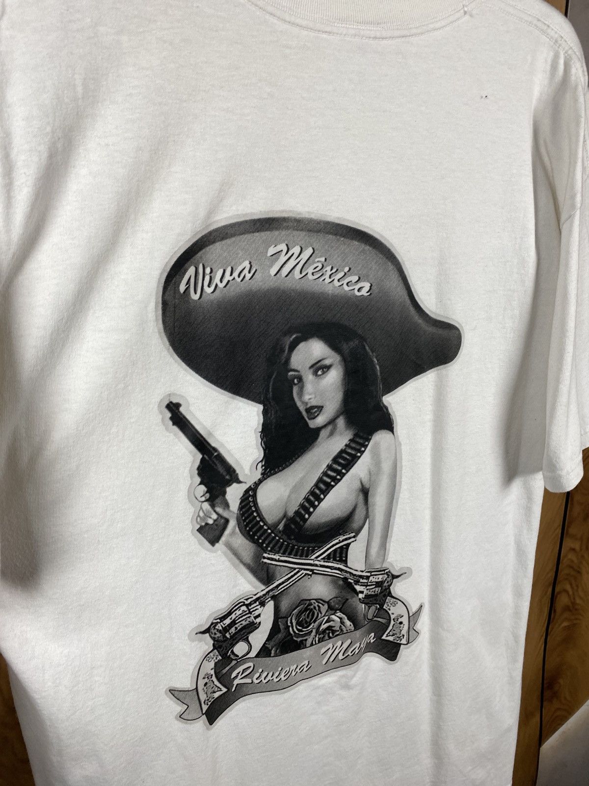 Sex Skateboards 💃Vintage 00s T-Shirt Viva Mexico Riviera Maya VTG Tee💃 Size US L / EU 52-54 / 3 - 3 Thumbnail