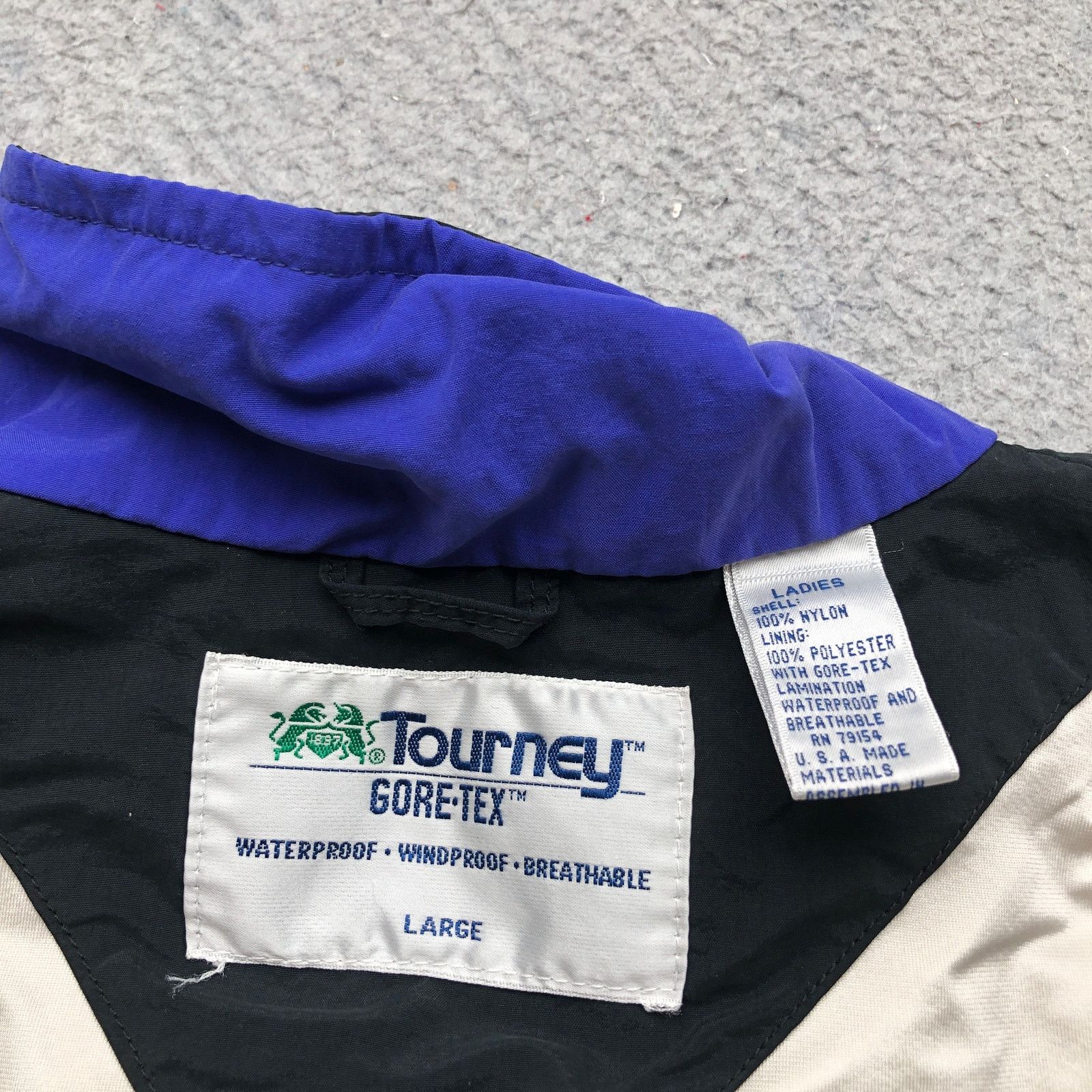 Other Vintage Tourney Gore-Tex Waterproof Windbreaker Womens L Size L / US 10 / IT 46 - 4 Thumbnail