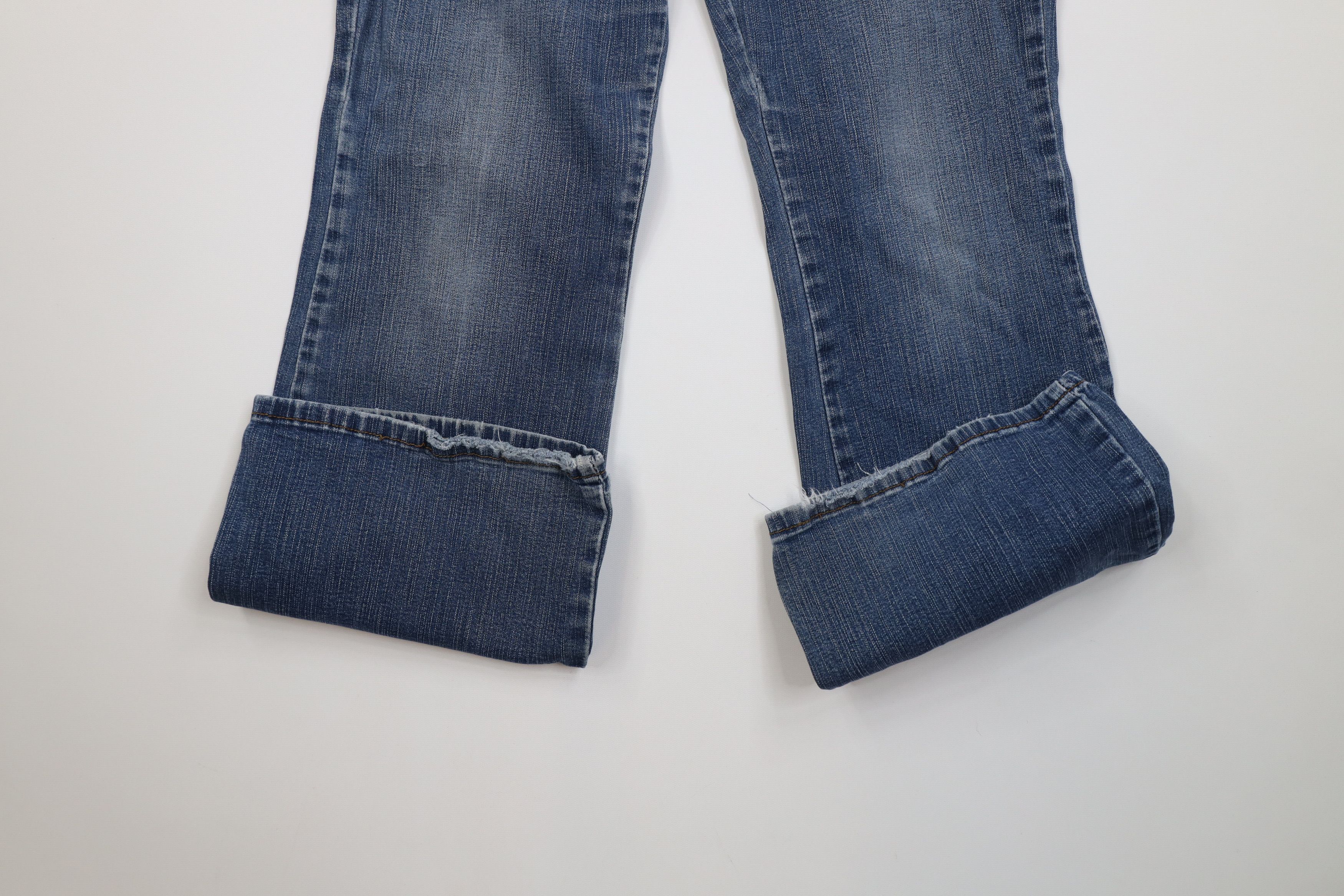 Levi's Vintage Y2K Levis 548 Slimming Stretch Flared Jeans Size 30" / US 8 / IT 44 - 5 Thumbnail