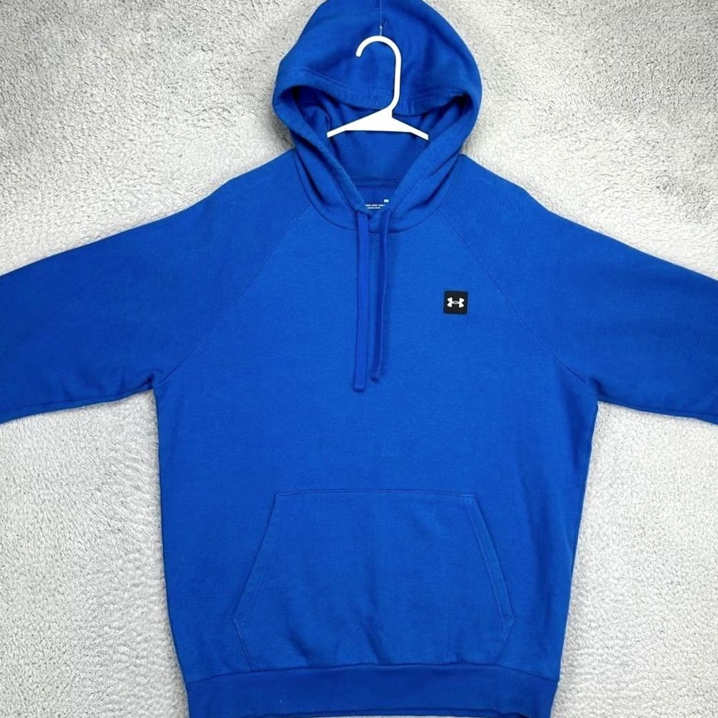 Under Armour Under Armour Hoodie Sweatshirt Mens Medium Blue Loose Pullover Long Sleeve EUC Size US M / EU 48-50 / 2 - 3 Thumbnail