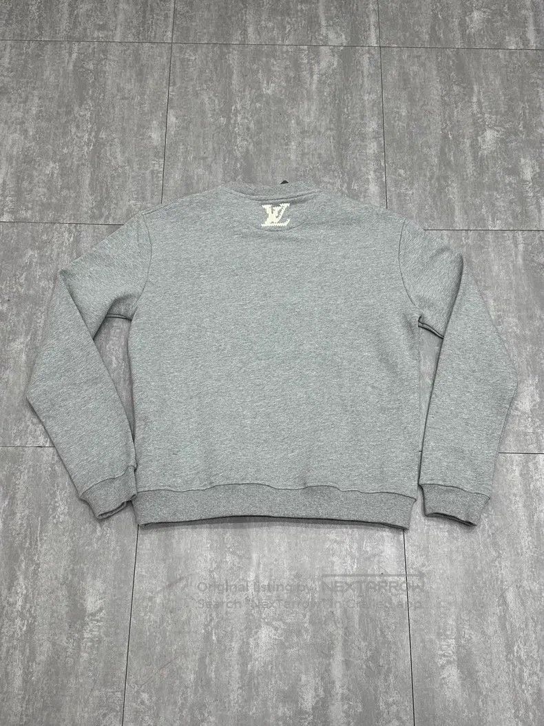 Louis Vuitton Louis Vuitton New Grey Long Sleeve Sweater Size US L / EU 52-54 / 3 - 2 Thumbnail
