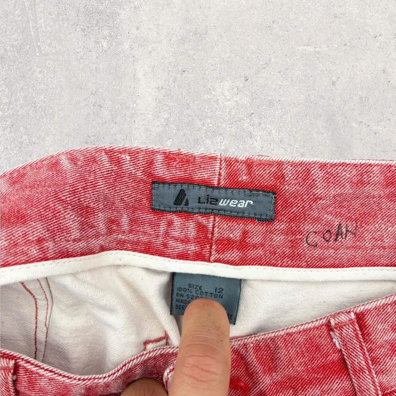Vintage Vintage High Waisted Pink Mom Jeans Size 28" / US 6 / IT 42 - 4 Thumbnail
