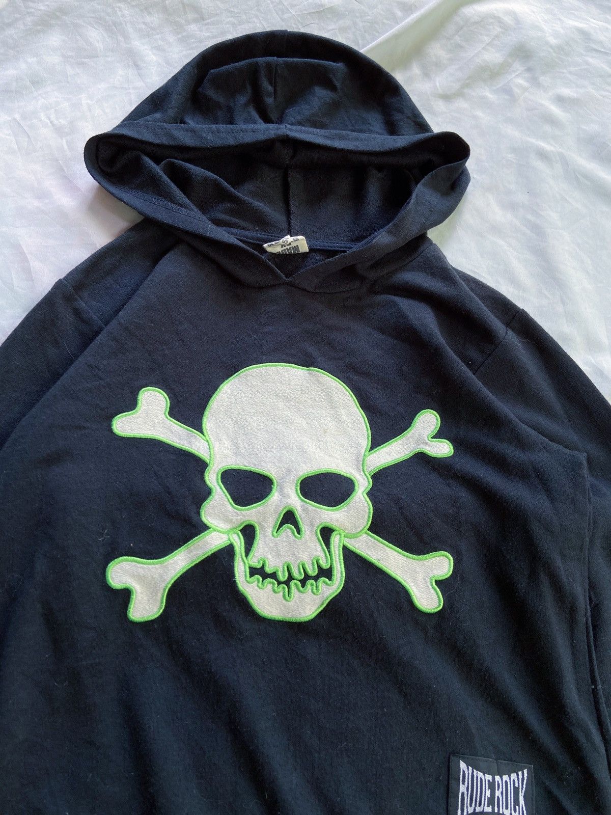 Japanese Brand JAPANESE RUD ROCK SKULL HOODIE Size US S / EU 44-46 / 1 - 2 Thumbnail