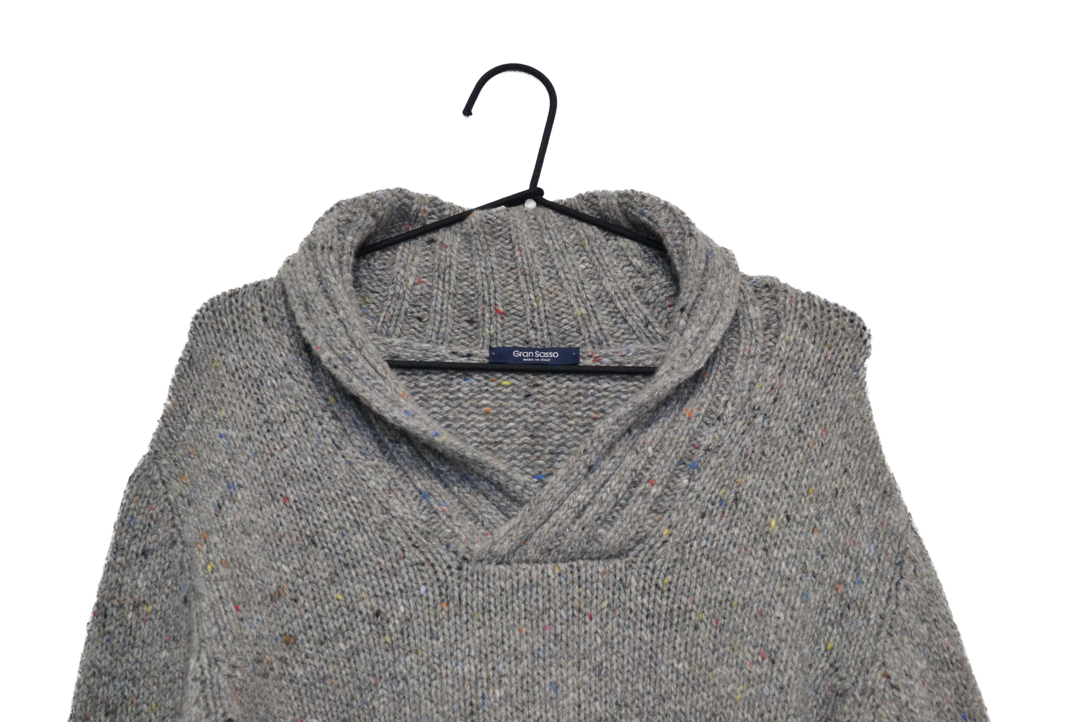 Gran Sasso Gran Sasso 100% Virgin Wool Men’s Gray Sweater Size US L / EU 52-54 / 3 - 2 Thumbnail