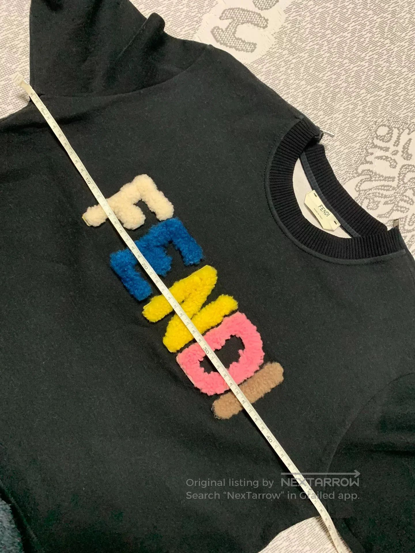 Fendi FENDI Colorful Detachable Logo Sweatshirt. Size US XXS / EU 40 - 8 Thumbnail