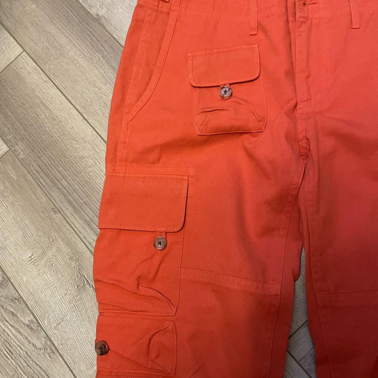 Ralph Lauren Purple Label Ralph Lauren Purple Label Silk Orange Cargo Trousers Size 30" / US 8 / IT 44 - 5 Thumbnail