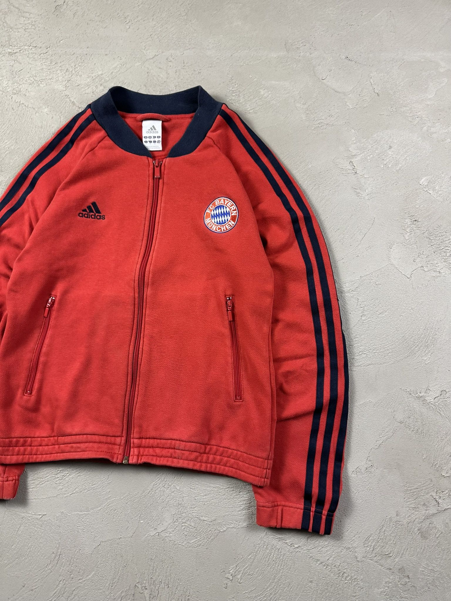 Adidas 00s Vintage Adidas Bayern Munich Zip Sweatshirt Y2k Size M / US 6-8 / IT 42-44 - 3 Thumbnail