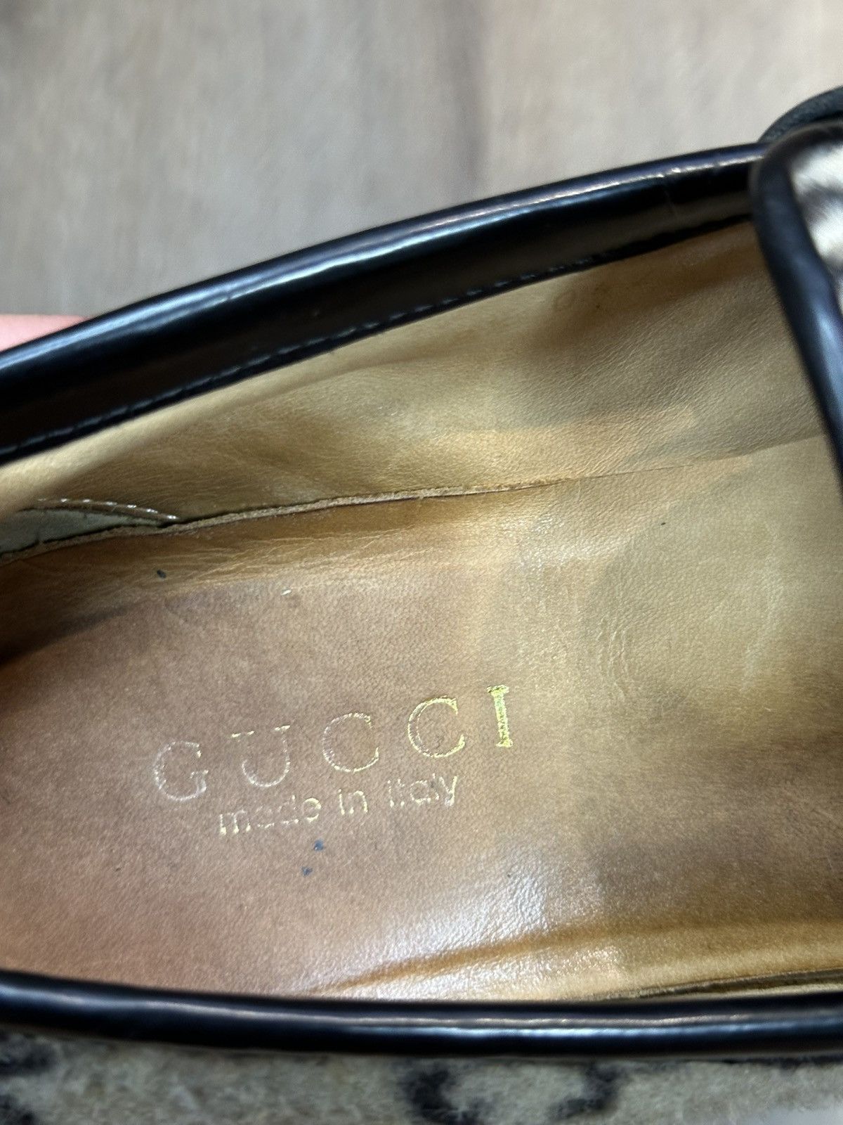 Gucci Gucci Loafers Horssebit Wool Monogram Luxury Size US 7.5 / IT 37.5 - 5 Thumbnail