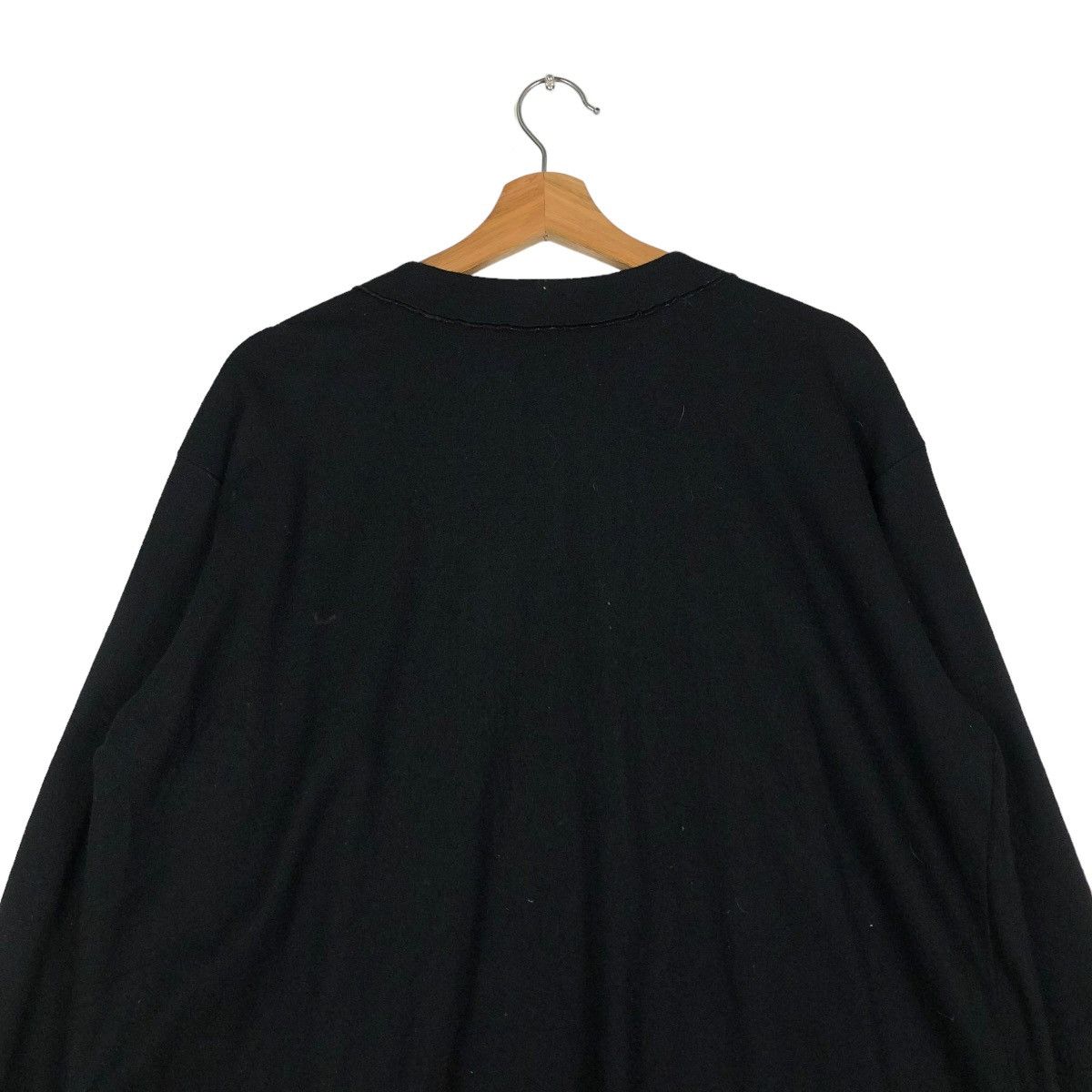 Issey Miyake 🔥VINTAGE ISSEY MIYAKE PLANTATION BLOUSE RICH BLACK Size M / US 6-8 / IT 42-44 - 11 Thumbnail
