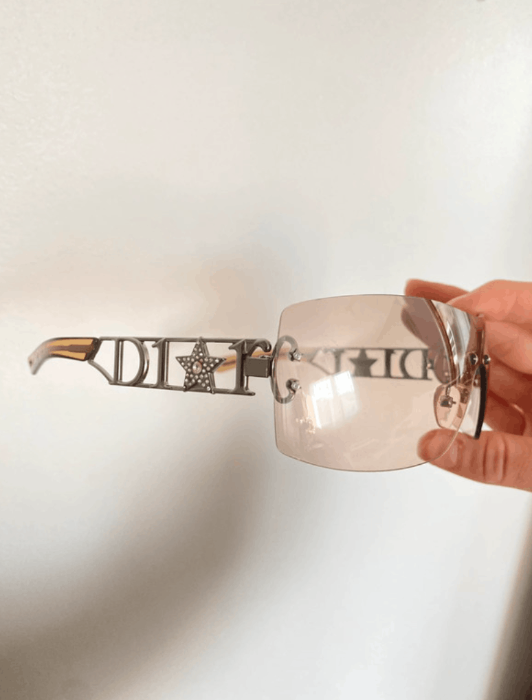 Dior DIOR Sunglasses Diorlywood Pop Rimless Shield Galliano Size ONE SIZE - 4 Thumbnail