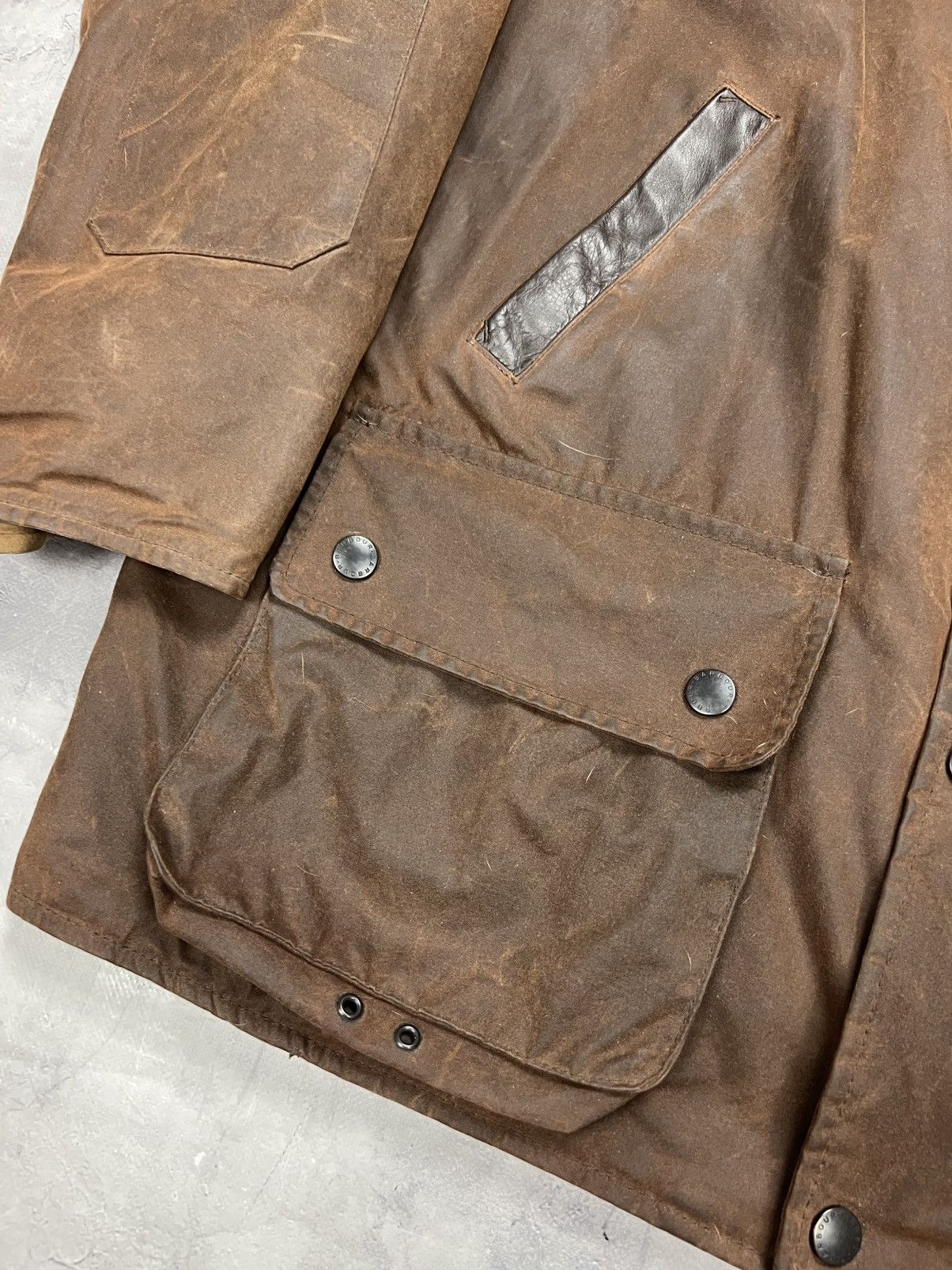 Barbour × Wax London Barbour A1550 Bushman Wax Waterproof Heavy Coat Jacket XL Size US XL / EU 56 / 4 - 8 Thumbnail