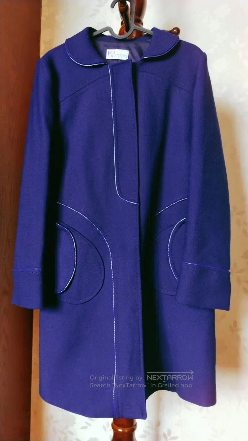 Valentino Valentino Lapel coat Size L / US 10 / IT 46 - 1 Thumbnail