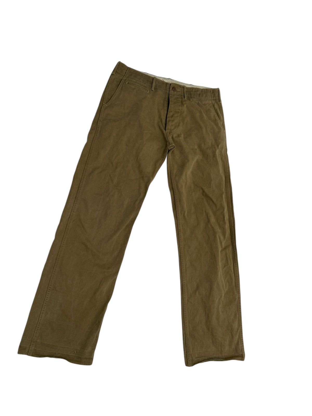 Japanese Brand × Kapital “Legacy in Every Stitch Union Made Wear Well Navy Type Khaki Size US 32 / EU 48 - 3 Thumbnail