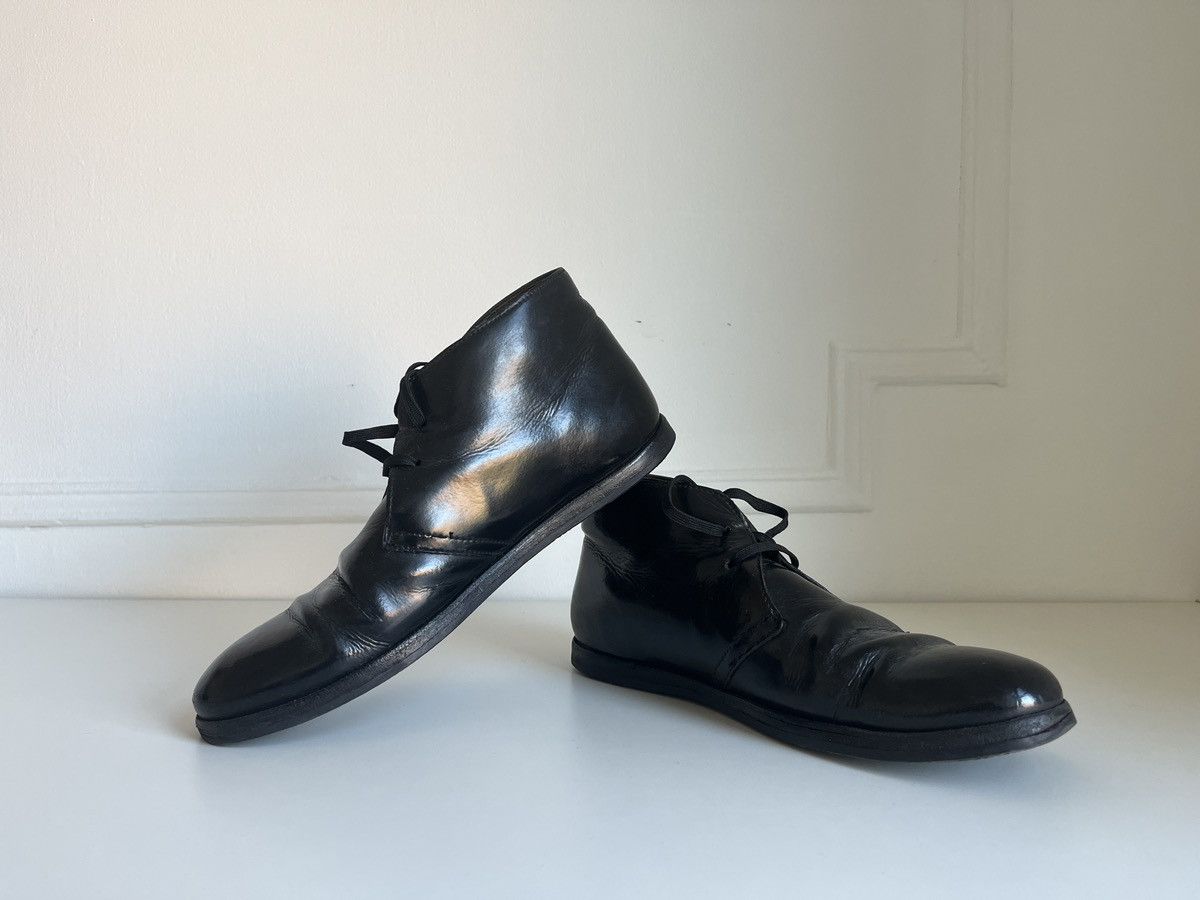 Opening Ceremony Rubberized leather M1 desert boots | Grailed