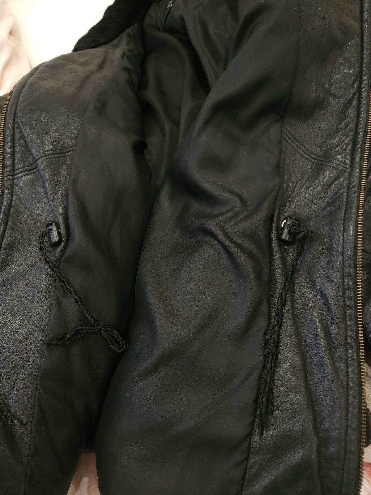 Vintage Vintage Genuine Leather/Lambskin Quilted Jacket By Marquis Size XXL / US 16-18 / IT 52-54 - 11 Thumbnail