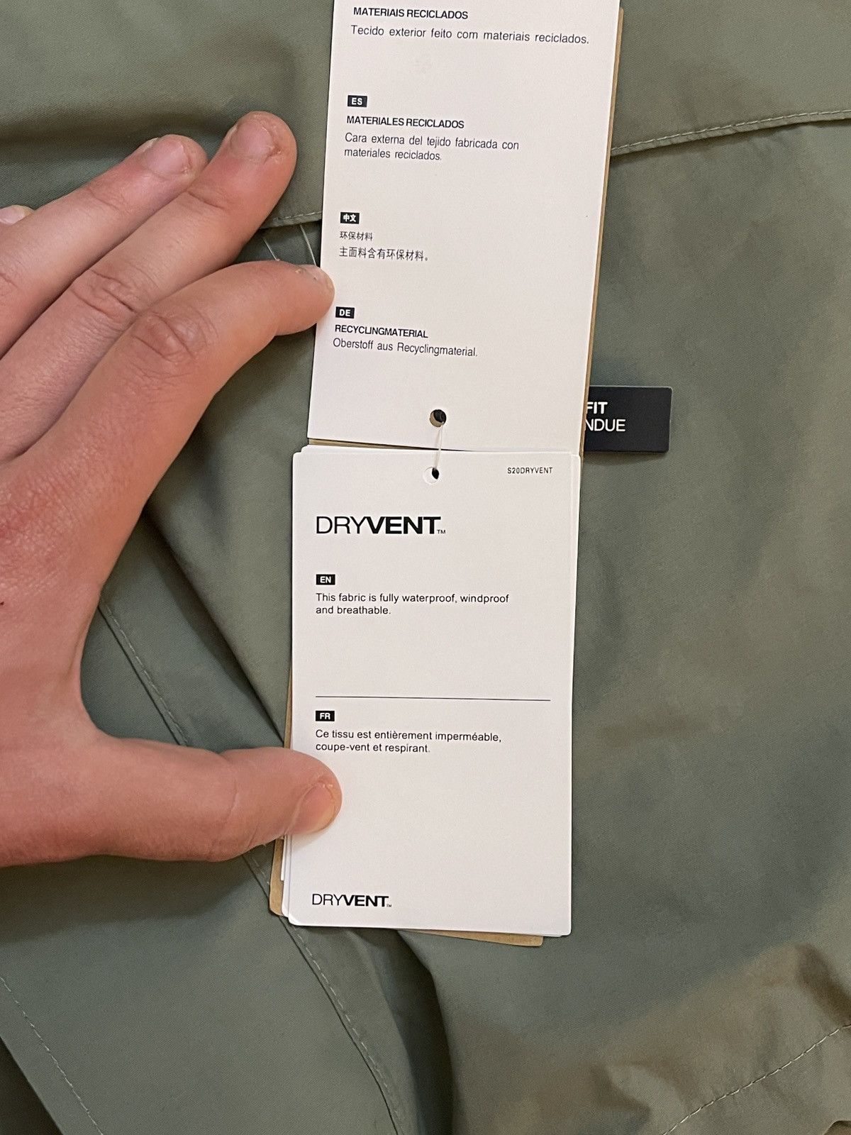 The North Face The North Face Khaki Shell Raincoat Jacket Size US M / EU 48-50 / 2 - 13 Thumbnail