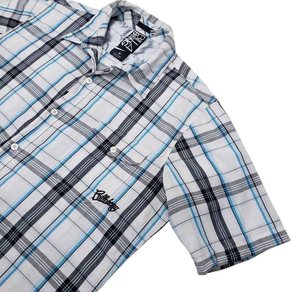 Billabong Billabong Shirt Embroidered Logo Short Sleeve Plaid Check Size US M / EU 48-50 / 2 - 6 Thumbnail