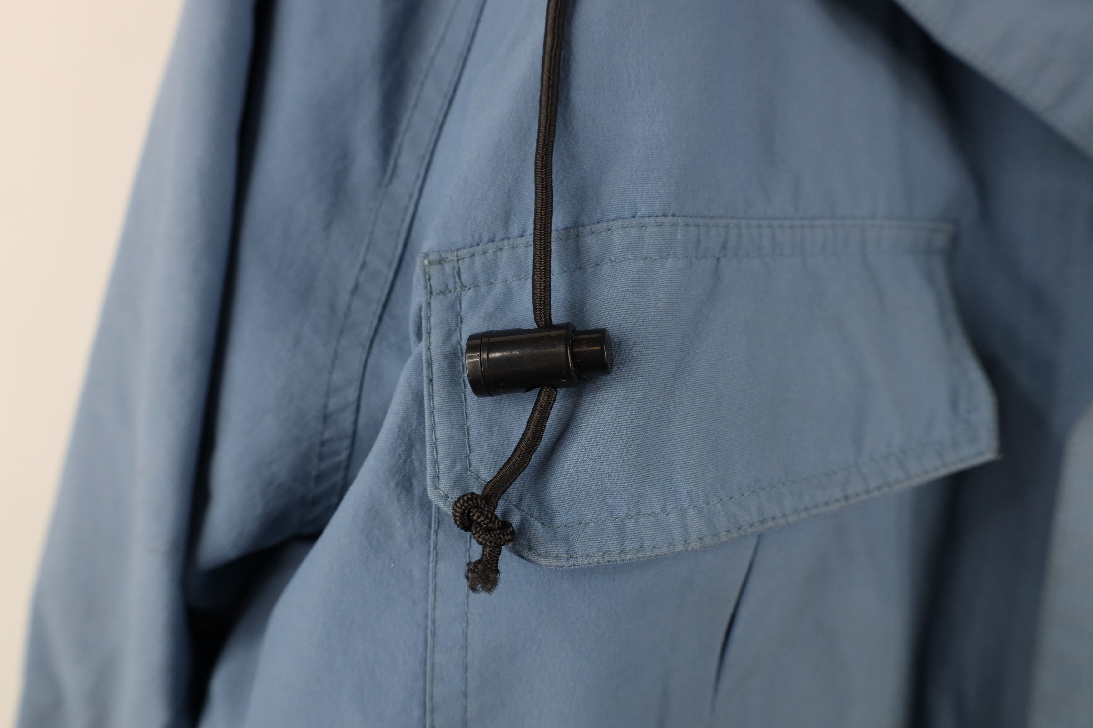 Cabelas × Vintage Vintage 80s 90s Cabelas Goretex Hooded Rain Jacket Blue Size US L / EU 52-54 / 3 - 9 Thumbnail