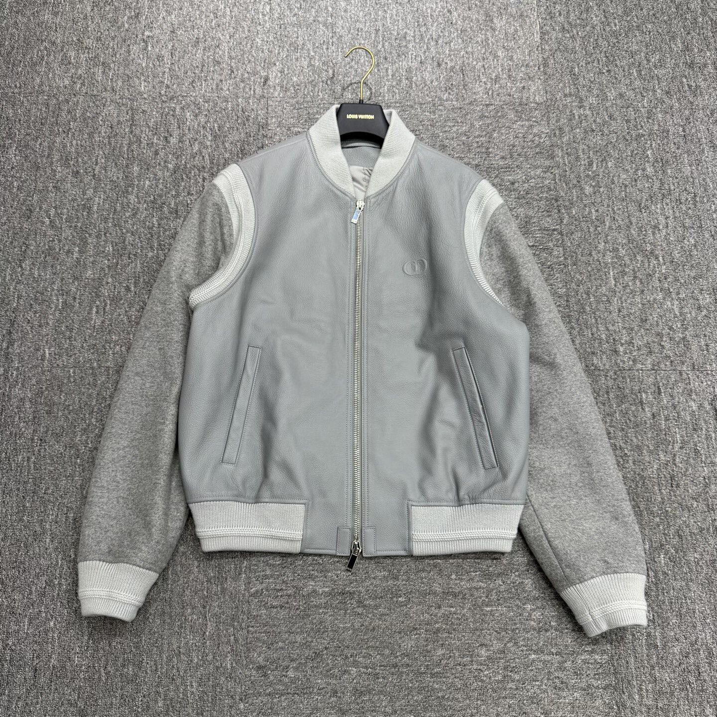 Dior Dior Wool and Leather Baseball Jacket Size US XXL / EU 58 / 5 - 1 Thumbnail