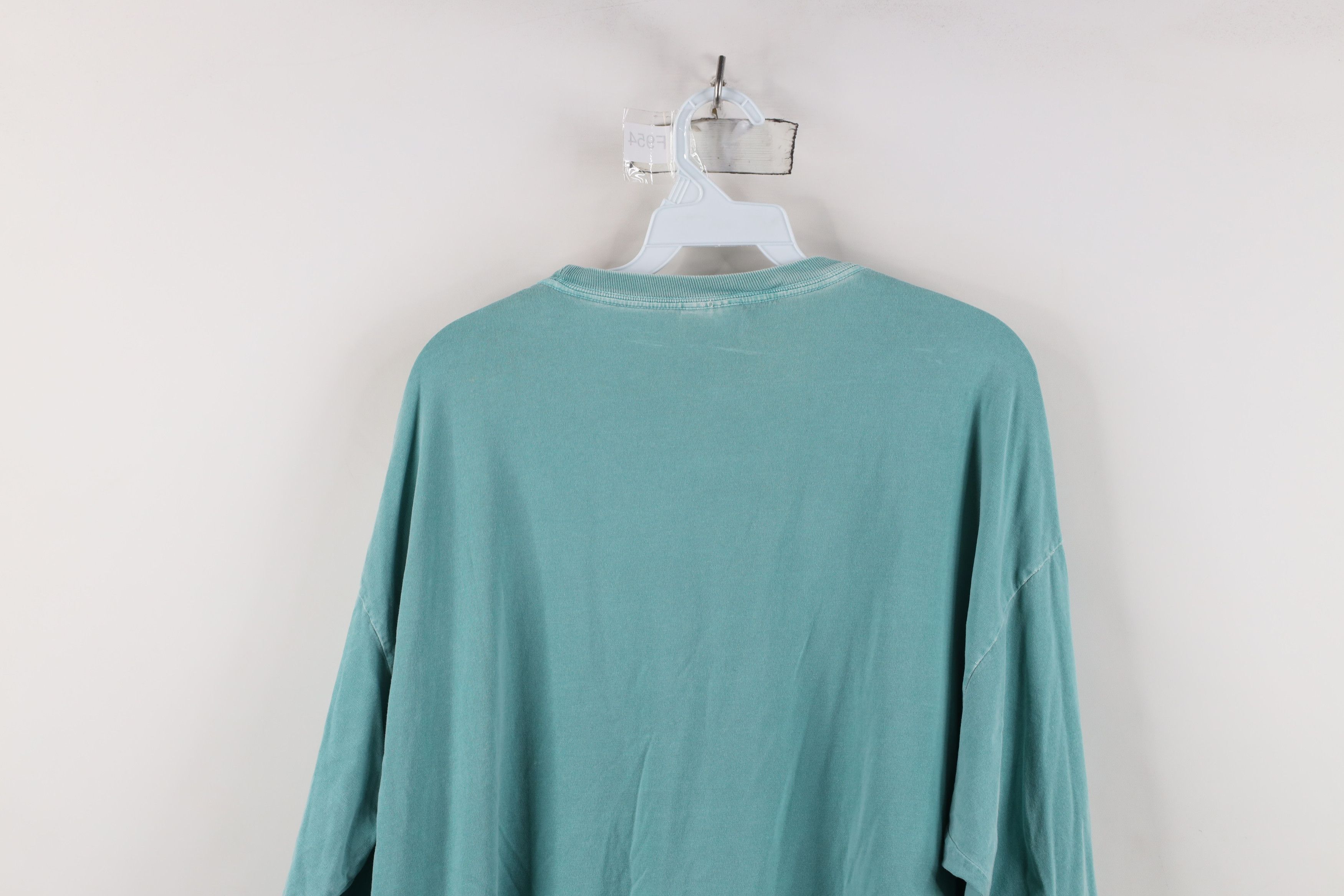Vintage Vintage 90s Y2K Streetwear Dye Stonewash Long Sleeve T-Shirt Size US XL / EU 56 / 4 - 13 Thumbnail