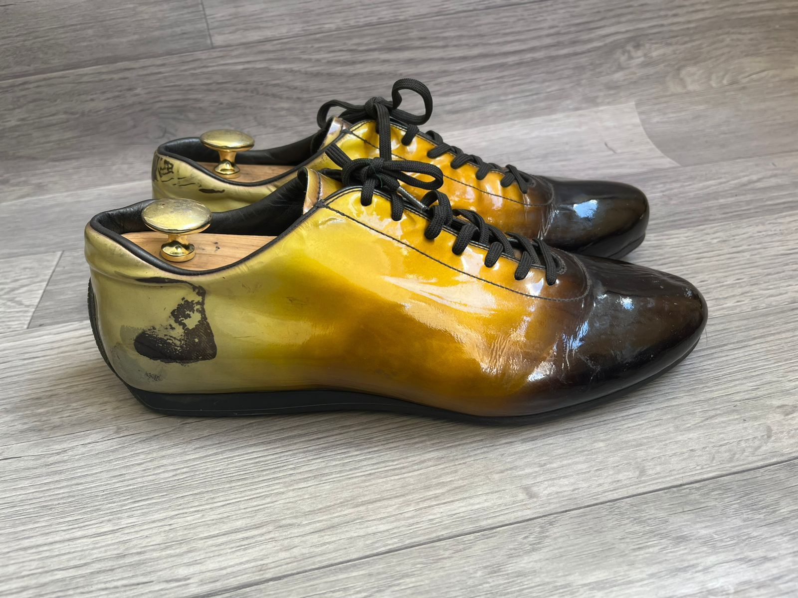 Prada Prada Ombre Patent Driving Sneakers Sz 8.5 UK Size US 9.5 / EU 42-43 - 2 Thumbnail