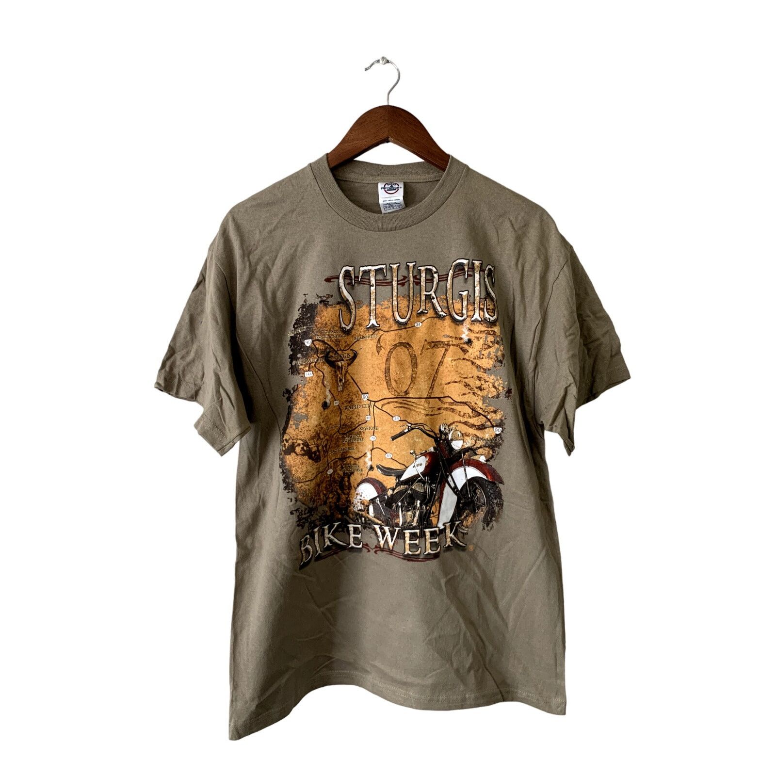 Other NWT 2007 Sturgis Bike Week Motorcycle Biker Graphic Tee Size US L / EU 52-54 / 3 - 1 Thumbnail