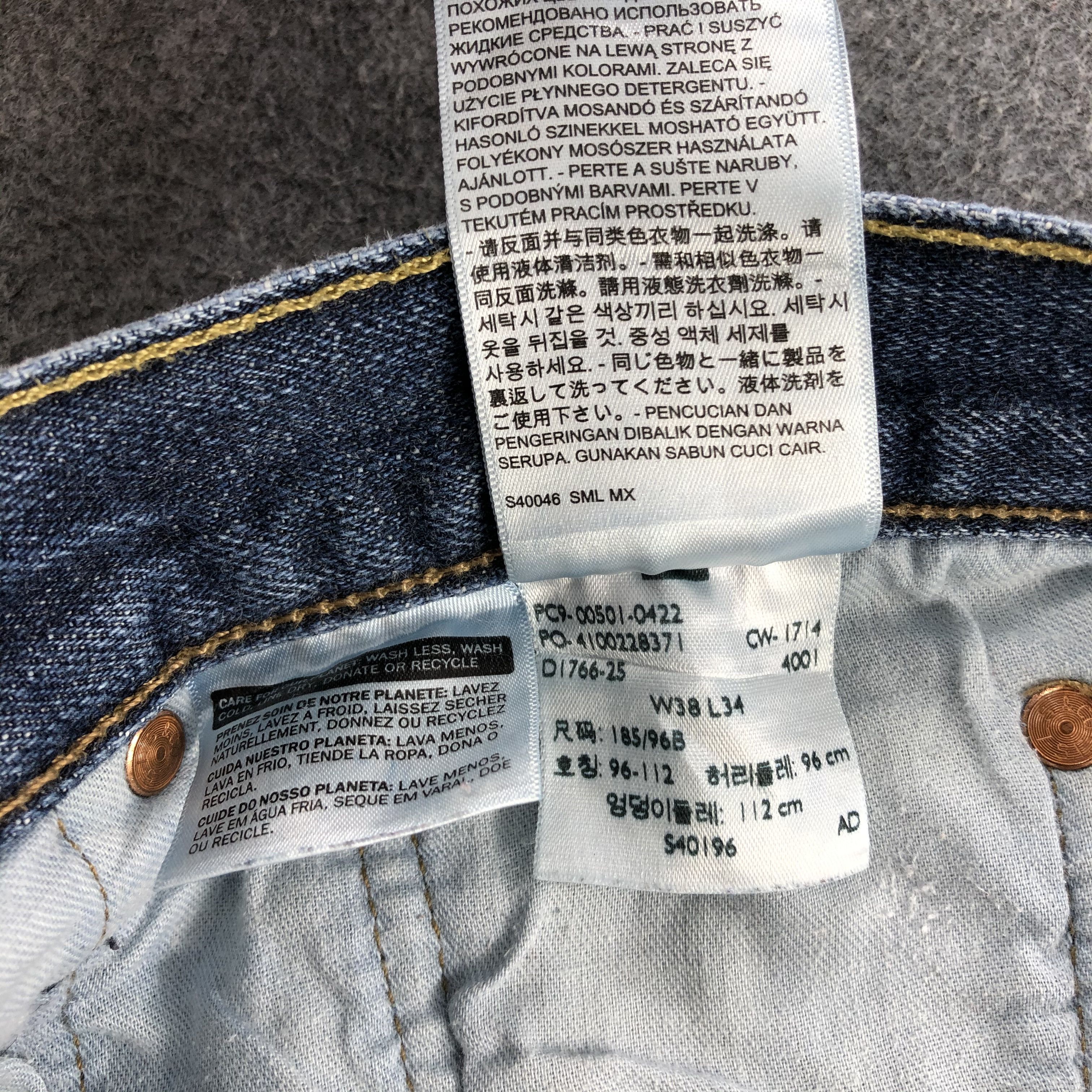 Levi's Vintage Levis 501 Jeans-JM1295 Size US 38 / EU 54 - 15 Thumbnail