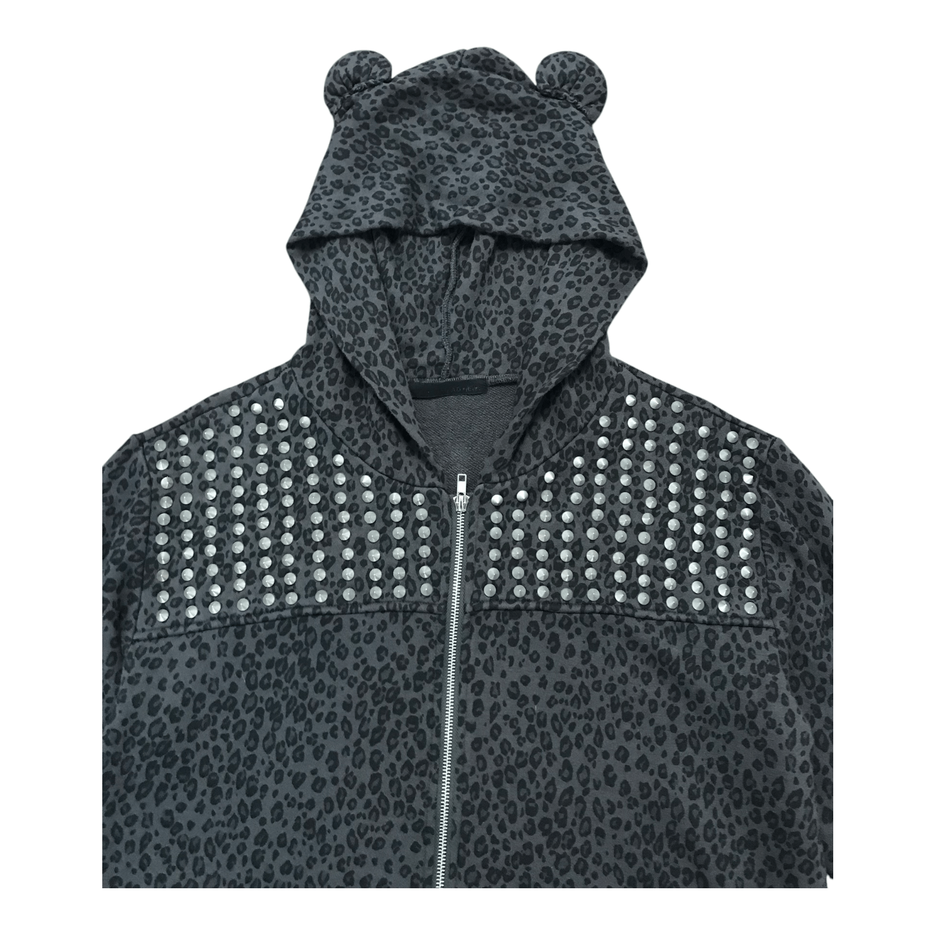 If Six Was Nine × KMRii × Le Grande Bleu (L.G.B.) Glad New Punk Studded Cheetah Jacket Size US M / EU 48-50 / 2 - 3 Thumbnail