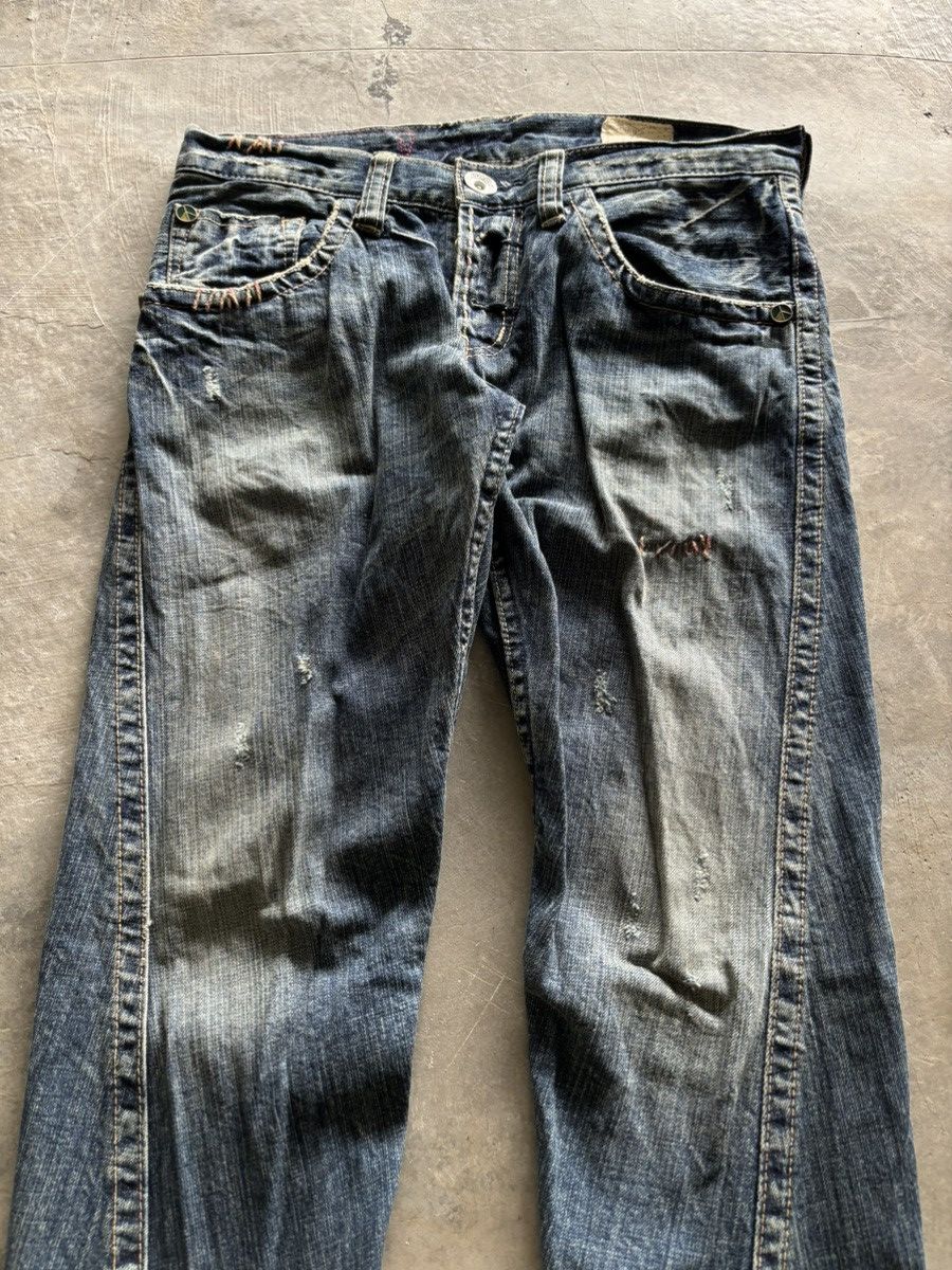 Hysteric Glamour × Japanese Brand twist style antgauge japanese jeans super sick backpocket Size US 31 - 2 Thumbnail