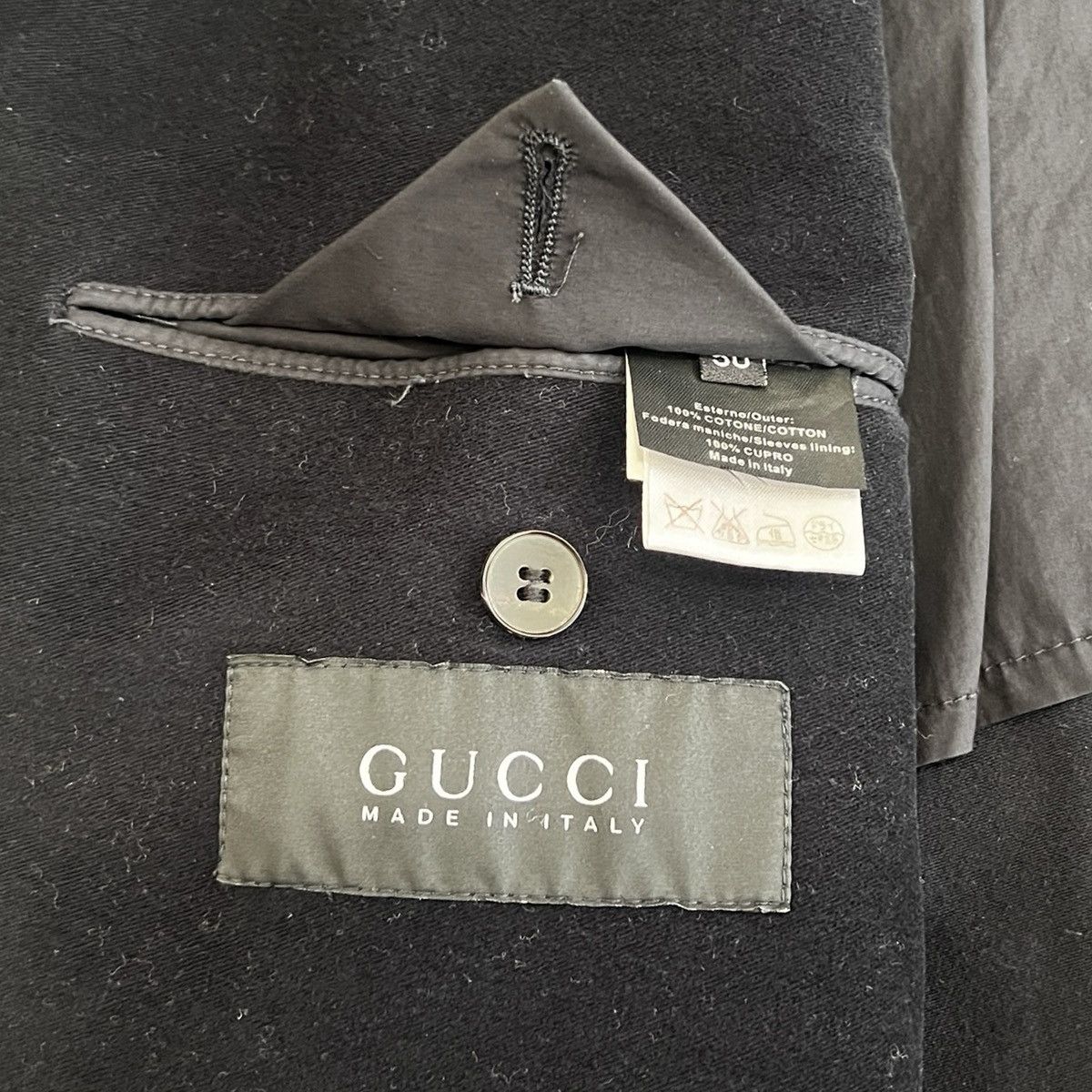 Gucci GUCCI by TOM FORD Wool Chester Long Coat Black 50 Size US M / EU 48-50 / 2 - 3 Thumbnail
