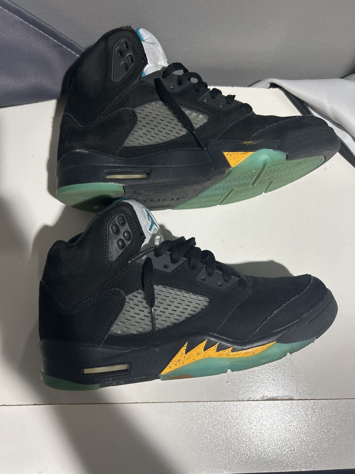 Jordan Brand Jordan 5 aqua Size US 9.5 / EU 42-43 - 4 Thumbnail