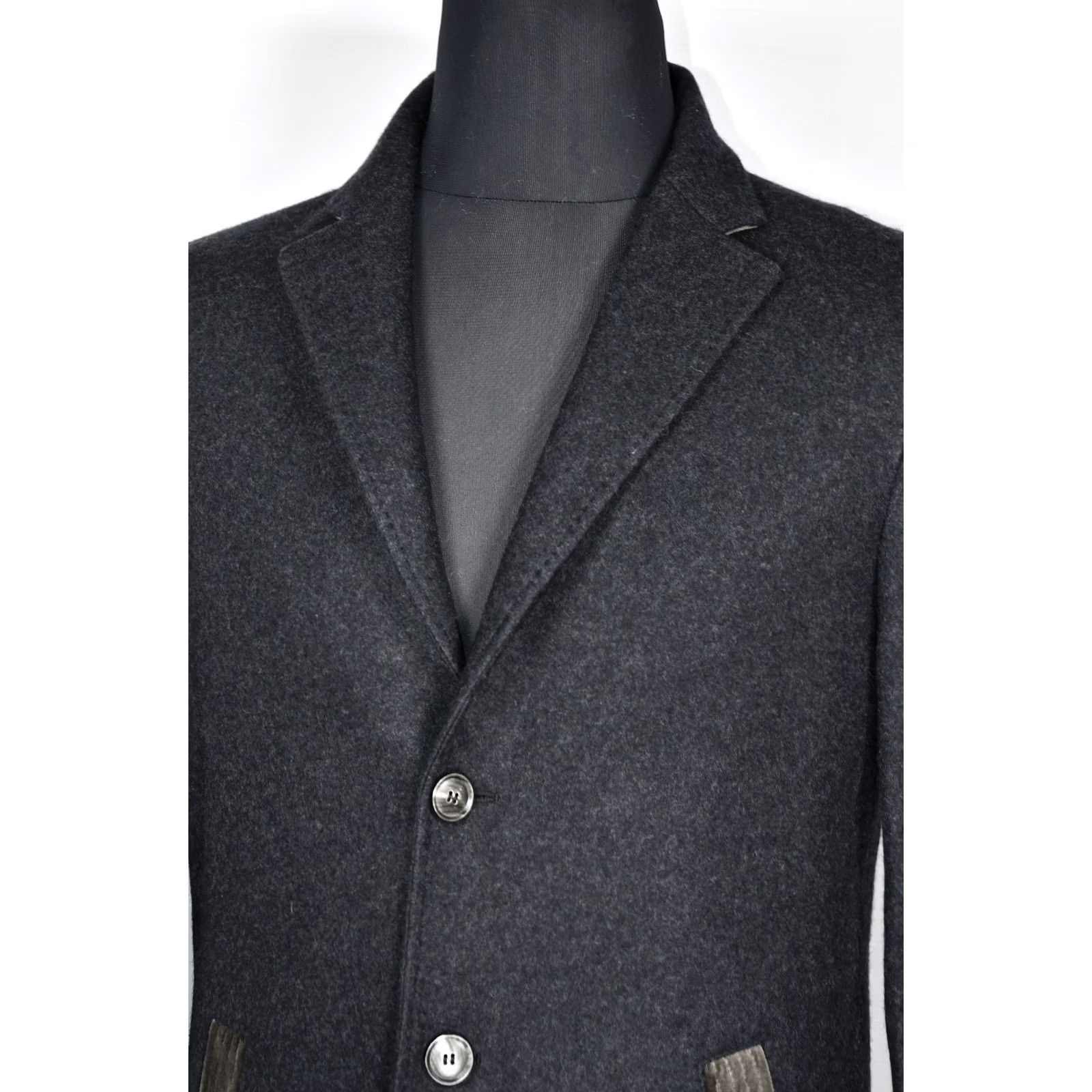 John Varvatos John Varvatos Collection Coat Wool size 48 Mens Jacket Size US M / EU 48-50 / 2 - 2 Thumbnail
