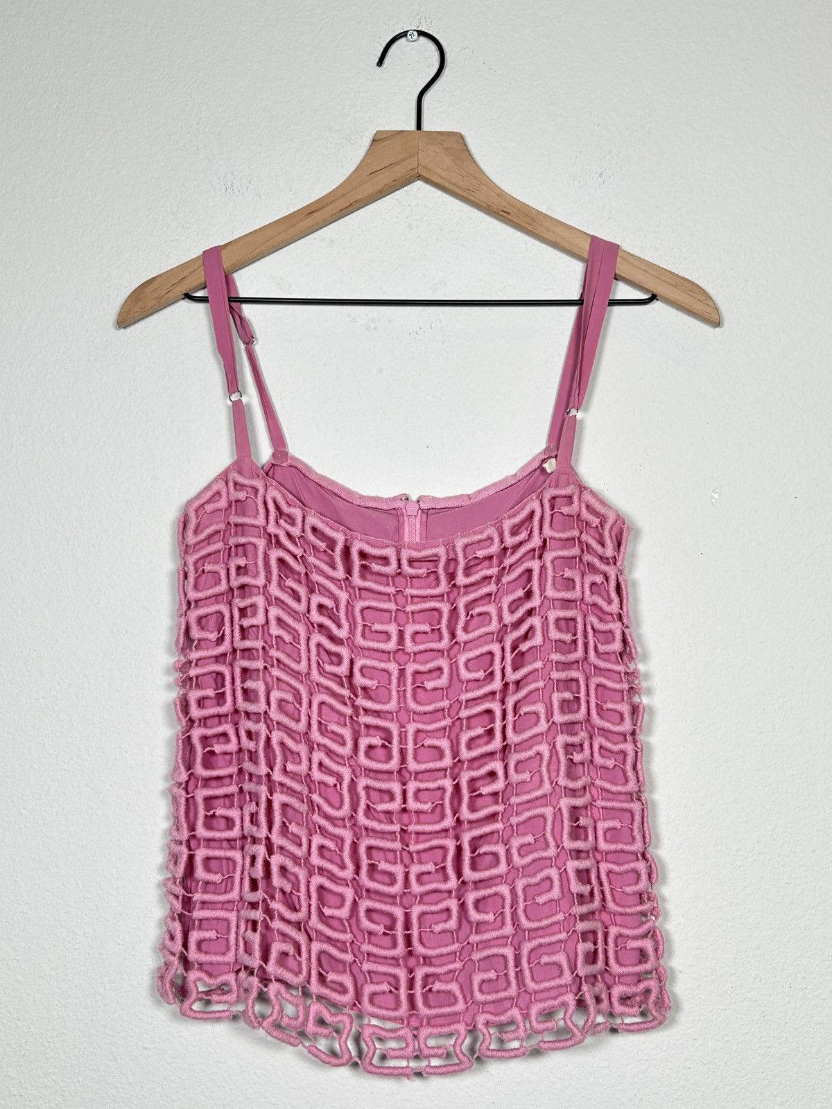 MMW SS 2020 4G Macrame Logo camisole