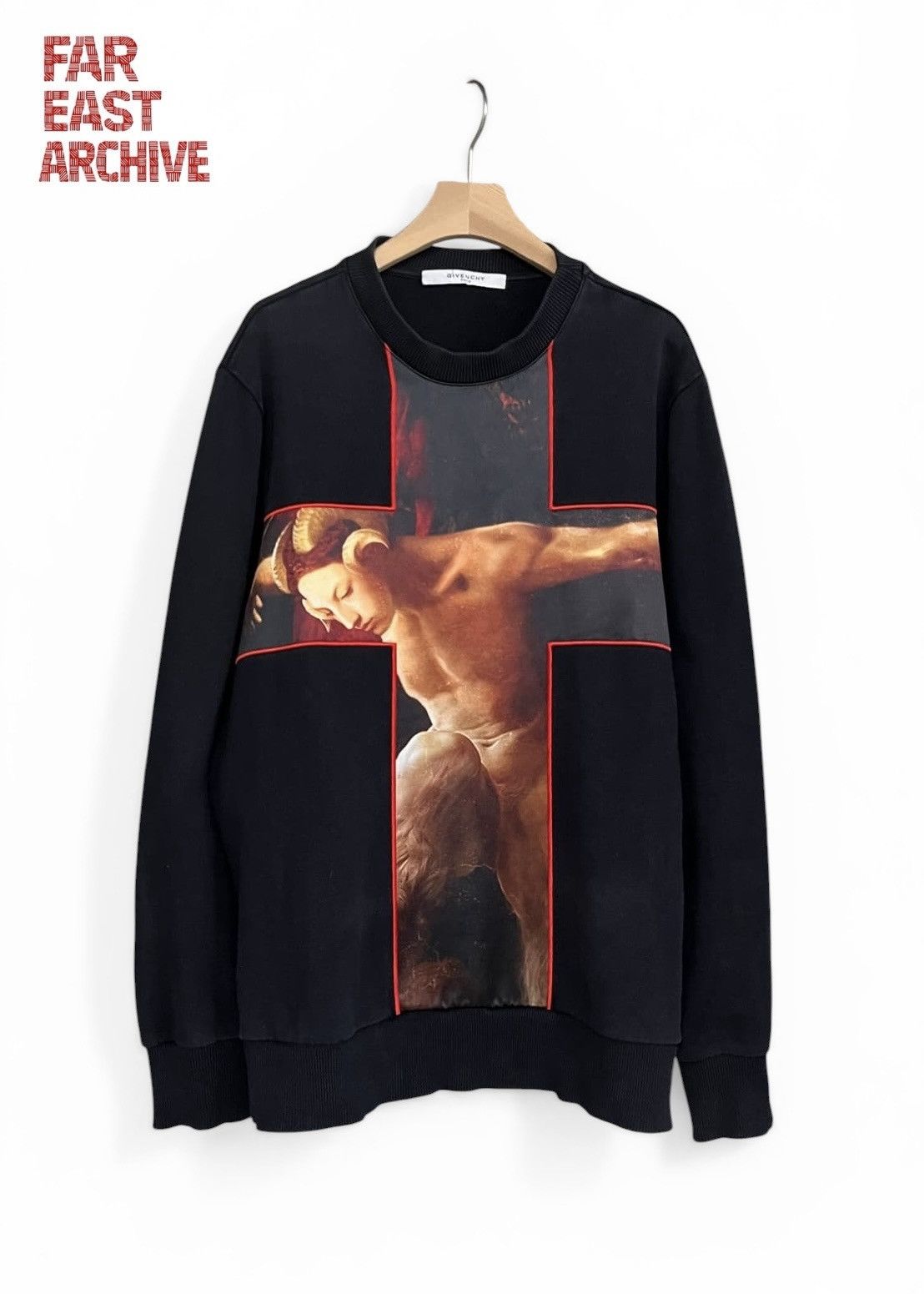 Givenchy Givenchy Faun Cross Sweatshirt Size US S / EU 44-46 / 1 - 1 Thumbnail