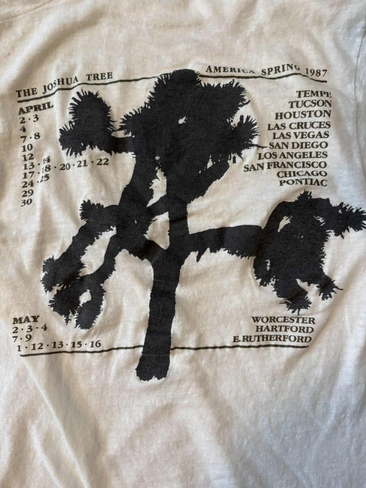 Other Vintage 1987 U2 Tour Shirt Size US L / EU 52-54 / 3 - 5 Thumbnail