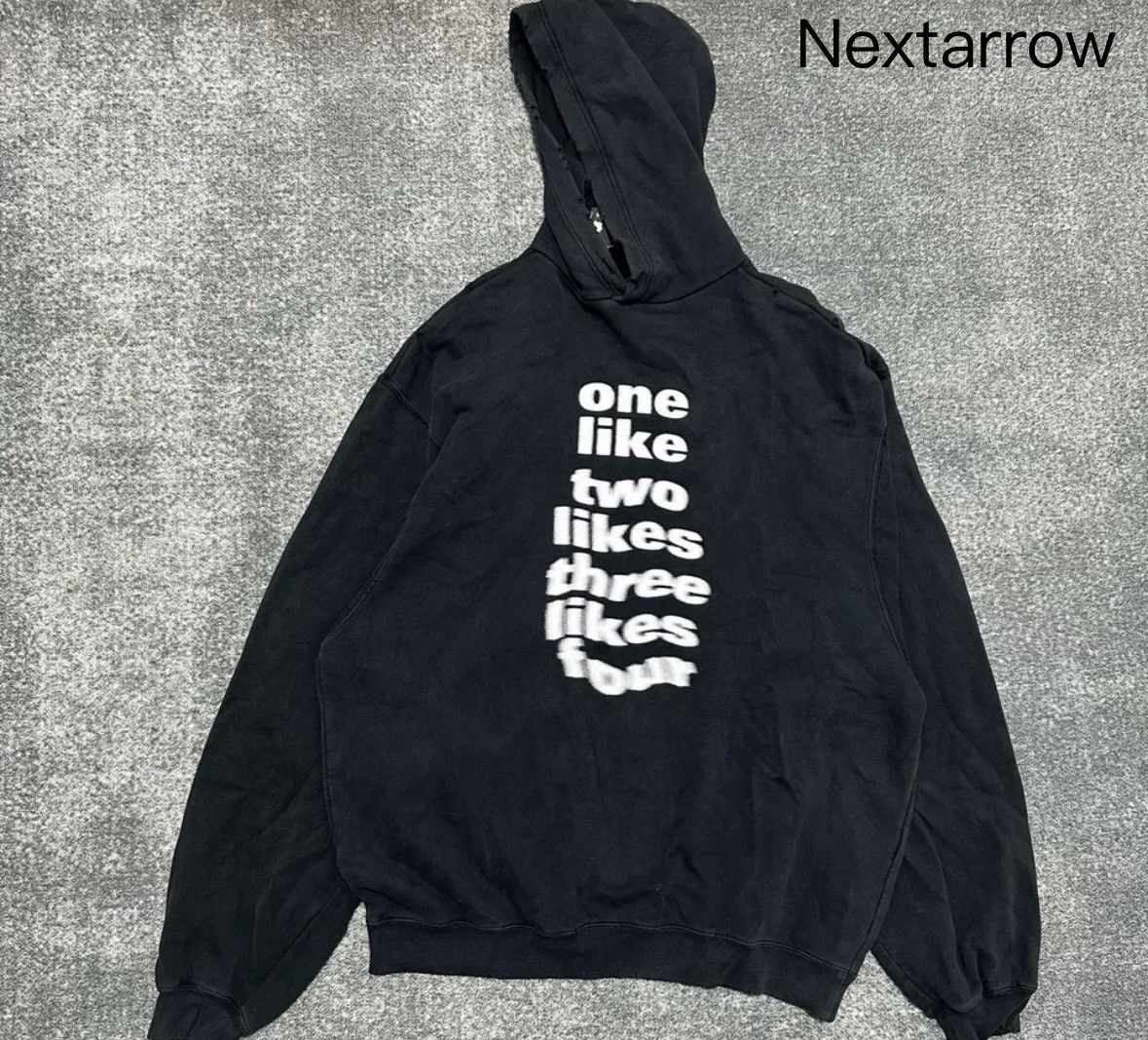 Balenciaga Balenciaga washed black letter hooded jacket2412-Nextarrow Size US XS / EU 42 / 0 - 1 Thumbnail