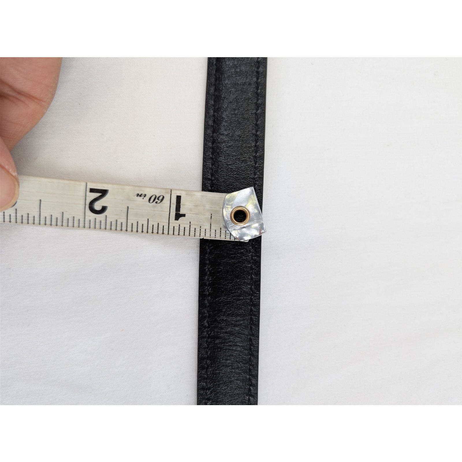 Amiri o1rshd1 Q:3 / Size: 95cm / MA 2 Cm Belt in Gold/Black Size 38 - 14 Thumbnail
