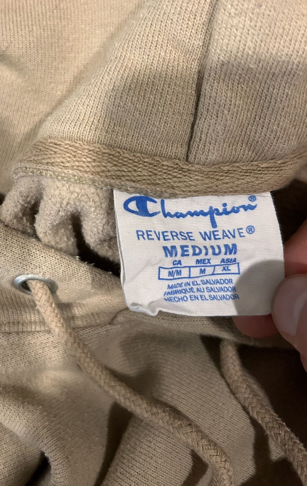 Champion × Vintage Champion Vintage Tan Hoodie Size US M / EU 48-50 / 2 - 3 Thumbnail