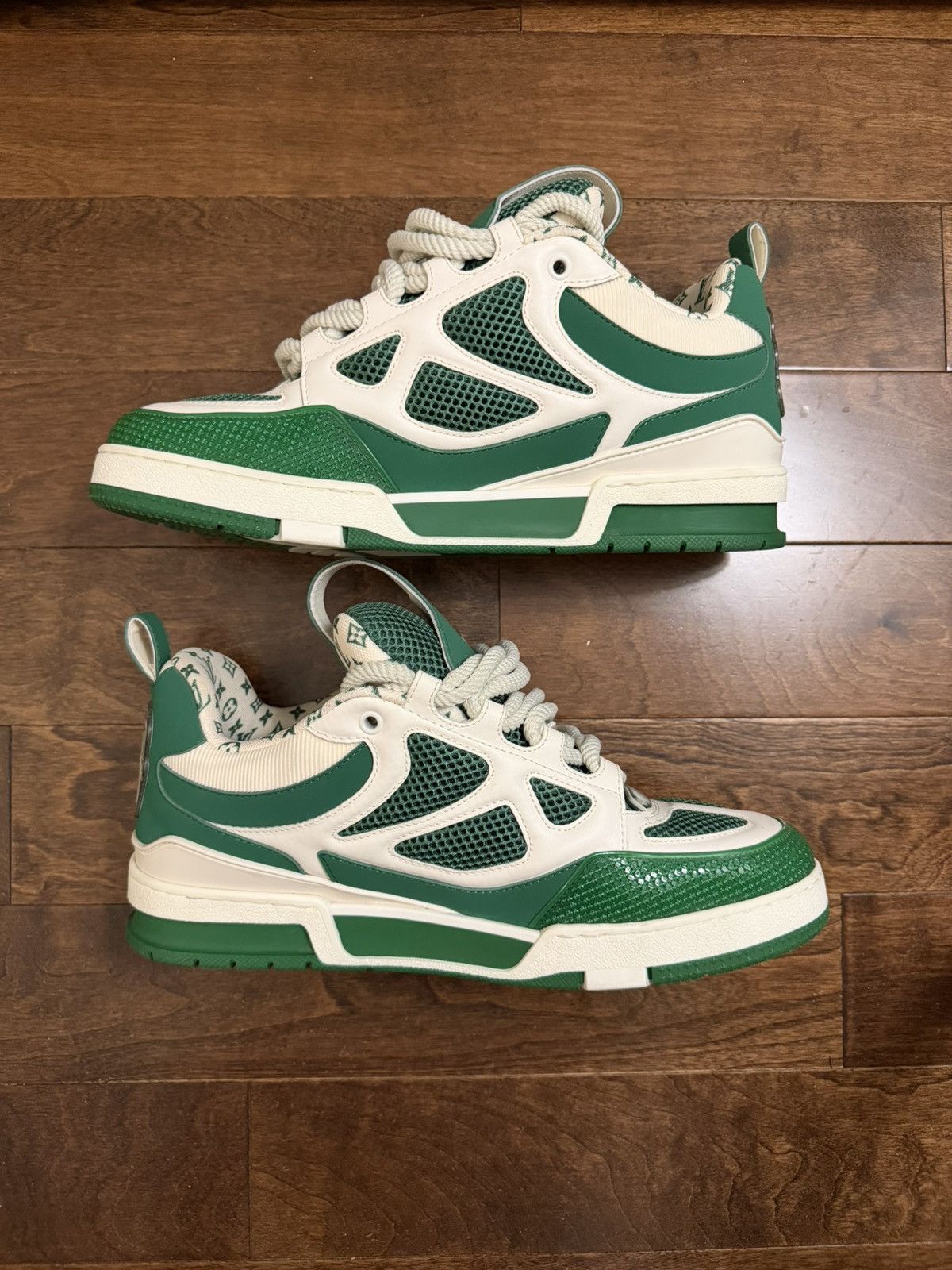 Louis Vuitton Louis Vuitton LV Skate Sneaker - Green Size US 10.5 / EU 43-44 - 2 Thumbnail